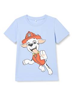 NAME IT Baby Boys NMMJASSO PAWPATROL SS TOP Box VDE T-Shirt, Serenity, 86 von NAME IT