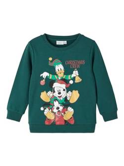 NAME IT Baby Boys NMMOZIAS Mickey Sweat BRU WDI Sweatshirt, Sea Moss, 86 von NAME IT