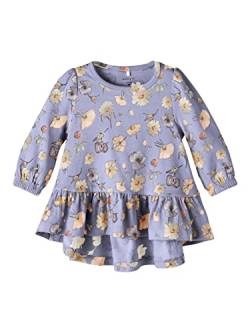 NAME IT Baby Girls NBFBARBORA LS Dress Kleid, Cosmic Sky, 62 von NAME IT