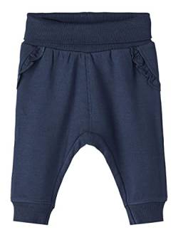 NAME IT Baby Girls NBFRIHANNA Sweat Pant BRU Jogginghose, Dark Sapphire, 68 von NAME IT