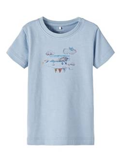 NAME IT Baby-Jungen NBMHACON SS TOP Box T-Shirt, Bright White, 56 von NAME IT