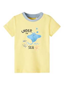 NAME IT Baby-Jungen NBMHANG SS TOP Box T-Shirt, Bright White, 50 von NAME IT