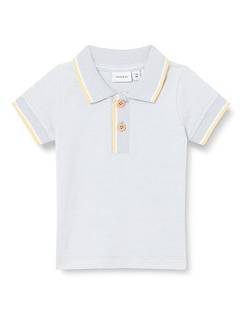 NAME IT Baby-Jungen NBMJASIO SS Polo TOP Poloshirt, Dusty Blue, 56 von NAME IT