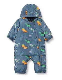 NAME IT Baby-Jungen NBMMAY Puffer Suit AOP Schneeanzug, Bering Sea, 74/80 von NAME IT