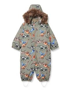 NAME IT Baby-Jungen NMMSNOW10 Suit Dino Dream FO NOOS Schnee-/ Regenanzug, Vetiver, 80 von NAME IT