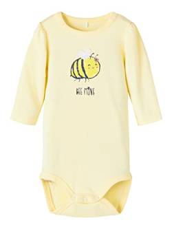 NAME IT Baby-Mädchen NBFHALIA LS Box Body, Double Cream, 68 von NAME IT