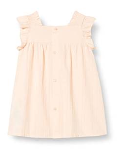 NAME IT Baby-Mädchen NBFHILLA CAPSL Dress Kleid, Crème de Pêche (Peach), 80 von NAME IT