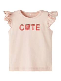 NAME IT Baby-Mädchen NBFJINDY SS TOP Box T-Shirt, Bright White, 74 von NAME IT