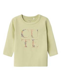 NAME IT Baby-Mädchen NBFKALLIA LS TOP Langarmshirt, Lint, 62 von NAME IT