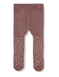 NAME IT Baby-Mädchen NBFWAK Wool Pantyhose AOJ XXIII Strumpfhose, Peppercorn/Detail:Jaquard, 62W / 68L von NAME IT