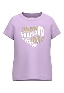 NAME IT Baby-Mädchen NMFJESSI SS TOP T-Shirt, Orchid Bloom, 104 von NAME IT
