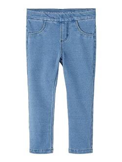 NAME IT Baby-Mädchen NMFSALLI Slim 2352-VB NOOS Leggings, Medium Blue Denim, 80 von NAME IT