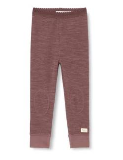 NAME IT Baby-Mädchen NMFWYLA Wool/VIS XXIII Leggings, Sphinx, 104 von NAME IT