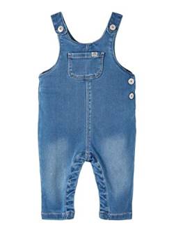 NAME IT Baby - Mädchen Nbfbella Dnm 1306-to Ft Overall, Medium Blue Denim 1, 68 EU von NAME IT