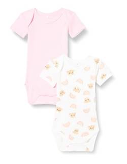 NAME IT Baby - Mädchen Nbfbody 2p Ss Orchid Pink Teddy Noos, Orchid Pink, 98 von NAME IT