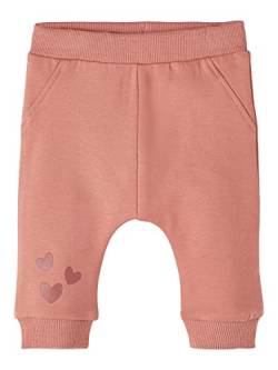 NAME IT Baby - Mädchen Nbfnalia Sweat Pant Bru, Light Mahogany, 50 von NAME IT