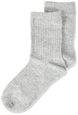 NAME IT Boy's NMMHUKY Socken, Grey Melange, 19/21 von NAME IT