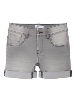 NAME IT Damen Shorts Nkfsalli Dnmtasis Shorts Noos, Medium Grey Denim, 158 von NAME IT