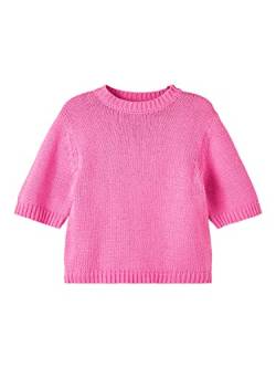 NAME IT Girl's NKFBALAO 2/4 SL Knit Strickoberteil, Cyclamen, 122/128 von NAME IT