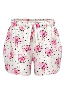 NAME IT Girl's NKFVIGGA F1 NOOS Shorts, White Alyssum/AOP:Abstract Flamingo, 116 von NAME IT