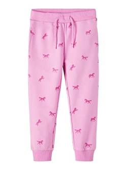 NAME IT Girl's NMFBASCHA SWE Pant UNB PB Jogginghose, Cyclamen, 92 von NAME IT