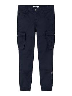 NAME IT Herren Nitbamgo Reg/R Twi Ca Pant M Nmt Noos Hose, Dark Sapphire, 140 EU von NAME IT