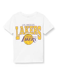 NAME IT Jungen NKMMADS NBA SS TOP Box NOOS OUS T-Shirt, Bright White, 134/140 von NAME IT