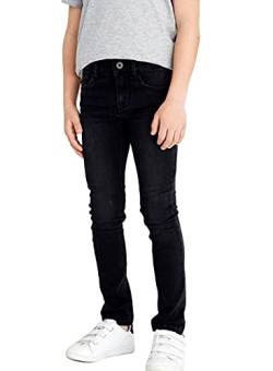 NAME IT Jungen NKMPETE Skinny Jeans 2012-ON NOOS 13185210, Black Denim, 158 von NAME IT