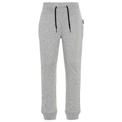 NAME IT Jungen NKMSWEAT Pant BRU NOOS 13153665, Grey Melange, 110 von NAME IT