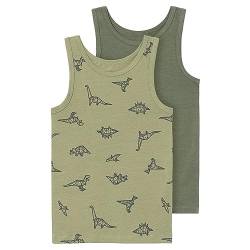 NAME IT Jungen NMMTANK TOP 2P SAGE Dino NOOS Unterhemden, 92 von NAME IT