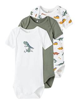 NAME IT Jungen Nbmbody 3p Laurel Wreath Dino Noos Schlafanzug, Laurel Wreath, 74 EU von NAME IT