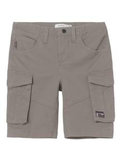 NAME IT Jungen Nkmryan Reg Twi L Shorts 6776-ba Noos, Elephant Skin, 164 von NAME IT