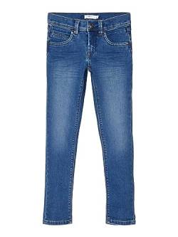 NAME IT Jungen Nkmsilas Dnmtax 2467 Pant Noos Jeans, Medium Blue Denim, 104 EU von NAME IT