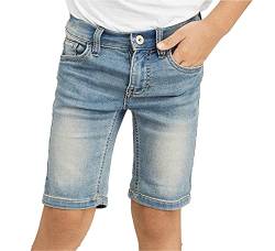 NAME IT Jungen Nkmtheo Dnmthayers 1166 Swe Lshorts Noos Jeans Shorts, Light Blue Denim, 104 EU von NAME IT