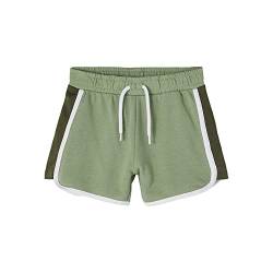 NAME IT KIDS Mädchen NKFDOJA Sweat UNB NOOS Shorts, Hedge Green, 122 von NAME IT