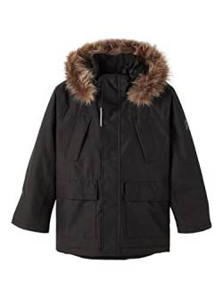 NAME IT Kinder, Jungen Funktionsjacke SNOW10 schwarz/braun 122 von NAME IT