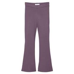 NAME IT Kinder Mädchen Bootcut Stretch Schlag Stoffhose Mid Waist Wide Leg mit Gummizug NKFFRIKKALI, Farben:Lila, Größe Kinder:104 von NAME IT