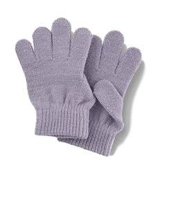 NAME IT Mädchen Glitzer Strick Handschuhe nkfMAGIC (7-9 Jahre,Lavender Gray) von NAME IT