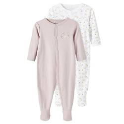 NAME IT Mädchen NBFNIGHTSUIT 2P W/F Rainbow NOOS Baby-und Kleinkind-Schlafanzüge, Violet Ice, 98 von NAME IT