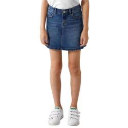 NAME IT Mädchen NKFDIANA A Shape DNM Skirt 4311-IO NOOS Rock, Medium Blue Denim, 140 von NAME IT