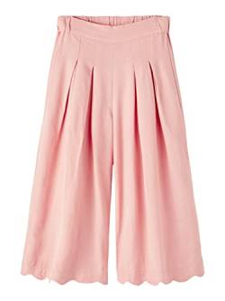 NAME IT Mädchen NKFHAFONA Wide 7/8 Pant Hose, Bright White, 50 von NAME IT