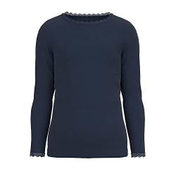 NAME IT Mädchen NKFLITTE LS XSL TOP NOOS Langarmshirt, Dark Sapphire, 158-164 von NAME IT