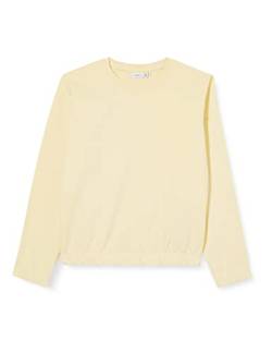 NAME IT Mädchen NKFTULENA LS Sweat UNB NOOS Sweatshirt, Double Cream, 104 von NAME IT