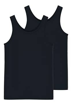 NAME IT Mädchen NKFUU Tank TOP 2P NOOS Hipster, Black, 158/164 von NAME IT