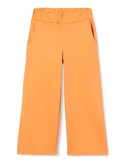 NAME IT Mädchen NKFVANITA Wide SWE Pant UNB L1 Jogginghose, Nectarine, 122 von NAME IT