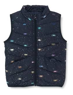 NAME IT Mädchen NMFMYLANE Vest FOIL Sun Weste, Dark Sapphire, 92 von NAME IT