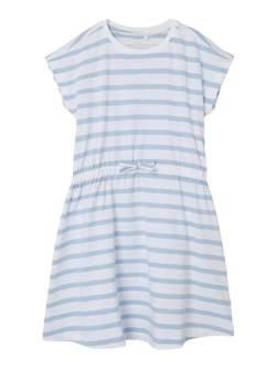 NAME IT Mädchen Nkfmie Ss Dress Noos, Chambray Blue/Stripes:y/D Stripes, 92 von NAME IT