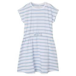 NAME IT Mädchen Nkfmie Ss Dress Noos, Chambray Blue/Stripes:y/D Stripes, 98 von NAME IT