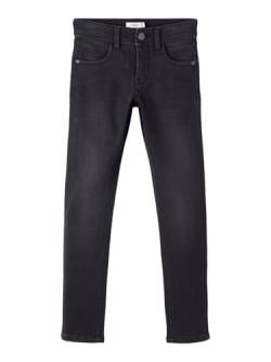 NAME IT Mädchen Nkmsilas Dnmtax buks Noos Hose, Black Denim, 116 EU von NAME IT