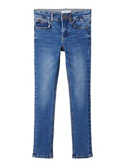 NAME IT Mädchen Nkmtheo Dnmtaul 2711 Pant Noos Hose, Blue Denim, 140 EU von NAME IT